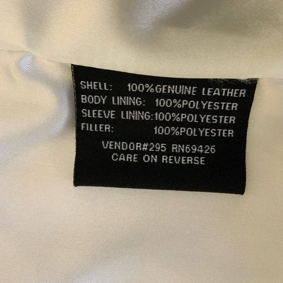 Fitted White Leather Jacket in great condition - Picture 6 of 6